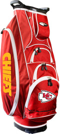 Team Golf NFL Lightweight, 10-Way Club Divider, Spring Action Stand, Insulated Cooler Pocket, Velcro Glove and Umbrella Holder & Lift Assist Handles