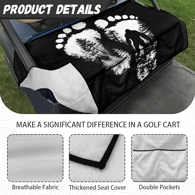 Golf Cart Seat Covers Universal Golf Cart Seat Cover Blanket Cushion Cover Sports Golf Cart Accessories