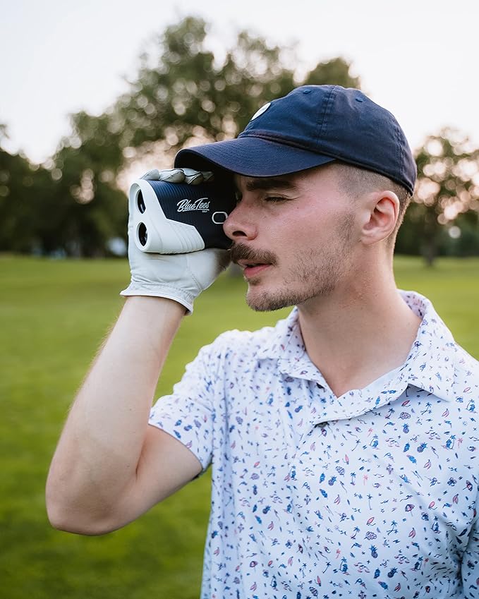 Blue Tees Golf - Series 2 Pro Plus + Laser Rangefinder with Slope Switch - 800 Yards Range, Slope Measurement, Flag Lock with Pulse Vibration, 6X Magnification