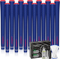 Multi Compound Golf Grips，13 Grips Set,Soft Rubber Golf Clubs Grips, Anti-Slip Ecological Cotton Yarn Thread Technology,Midesize Standard Size,6 Colors Optional