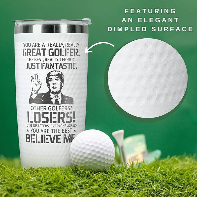 Golf Gifts for Men, Grandpa, Uncle, Golfer, Boss - Grandpa Uncle Gifts - Birthday, Christmas Mugs for Men - Gift Ideas for Golfers Mens - 20 Oz Golfer Tumbler for Mens