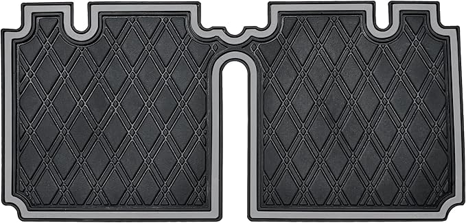 Xtreme Mats Bag Well Mat Rubber Liner Insert Protects Plastic Surfaces from Scuffs for EZGO Golf Carts - TXT (2013-2022) Liberty (2021+) Cushman* S4 - Grey Trim