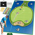 TOY Life Golf Chipping Game Set –Golf Sticky Battle Mat with 20 Sticky Balls & Hitting Mat, Fun Backyard Chip Game for Adults & Kids, Indoor/Outdoor Play