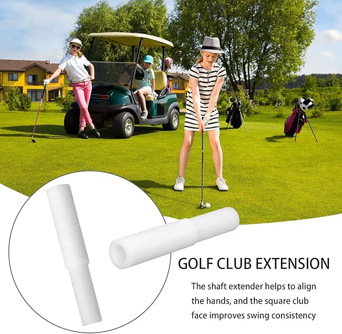 UncleS 10Pcs Golfs Club Shafts Extension Tube Golfs Shafts End Extenders Steel Rods For Steel/Wood Putter End Extenders