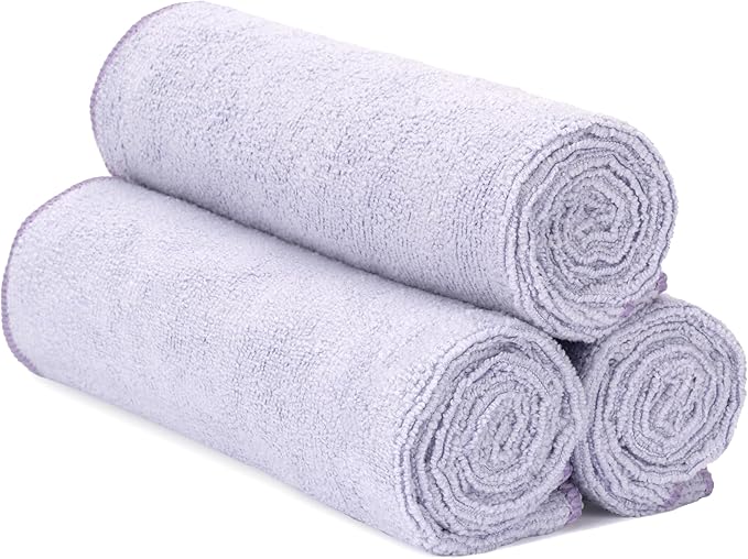 S&T INC. Microfiber Gym Towels, Yoga Towel for Home and Gym Bag, 16 Inch x 27 Inch, 3 Pack