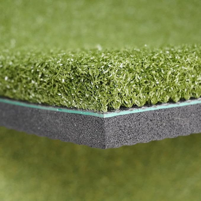 IMPACT SPORTS Premium Golf Hitting Mat – 59'' x 59'' Durable Practice Turf for Indoor & Outdoor Use, Realistic Grass Feel, Heavy-Duty Training Mat for Golfers