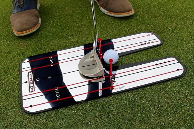 Genuine EyeLine Golf Alignment Putting Mirror - Top Training Aid on The PGA Tour - See Rapid Improvement - Helps Beginner, Junior, and Scratch Golfers