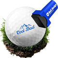Ball Badge - Golf Ball Stamp (The Icon Series), Golf Ball Marker, Reusable Golf Ball Marking Tool to Identify Golf Balls