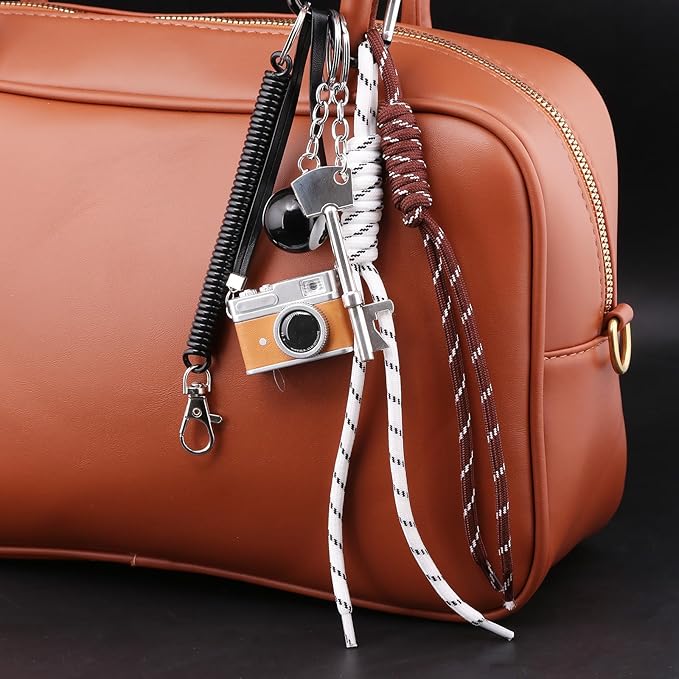 Tote Bag Purse Charms for Handbags - Cute Keychain, Y2K Rope Key Chain Accessories - Designer Jewelry Gift for Women