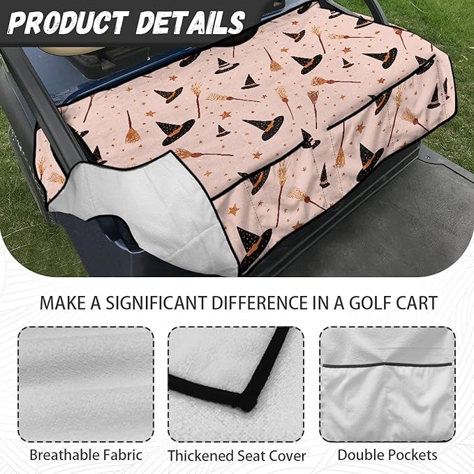 Golf Cart Seat Covers Universal Golf Cart Seat Cover Blanket Cushion Cover Sports Golf Cart Accessories