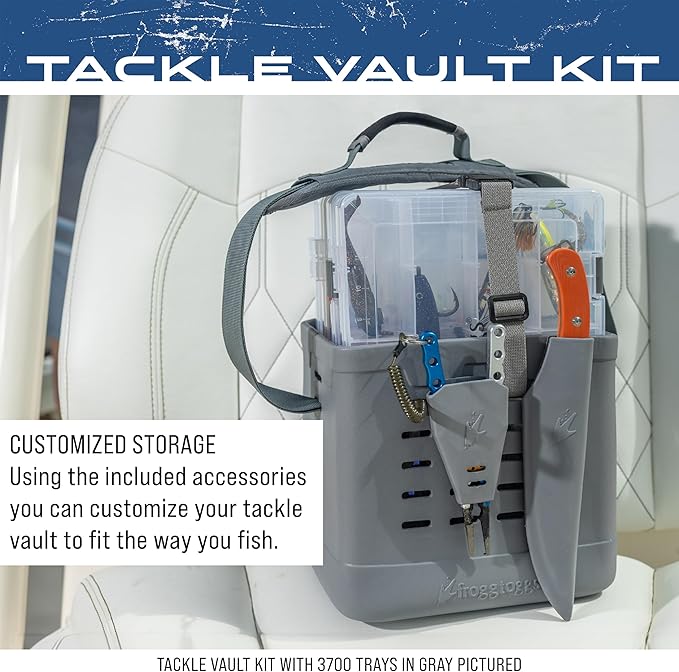 FROGG TOGGS EVA Tackle Vault, Lightweight, Customizable Fishing Tackle Bag