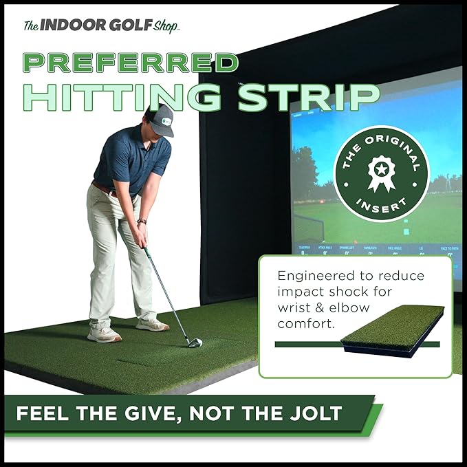 SIGPRO Hitting Strips - Professional-Grade, Replaceable Golf Hitting Mat - Realistic Hitting Surface - Replaceable with SIGPRO - Joint-Friendly