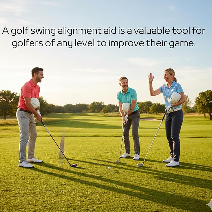 The Connector Golf Training Aid – Swing Trainer for Perfect Swing, Arm & Body Alignment, Non-Slip Pattern, Durable & Portable