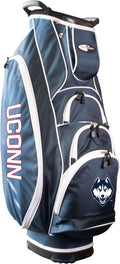 Team Golf NCAA Lightweight, 10-Way Club Divider, Spring Action Stand, Insulated Cooler Pocket, Velcro Glove and Umbrella Holder & Lift Assist Handles