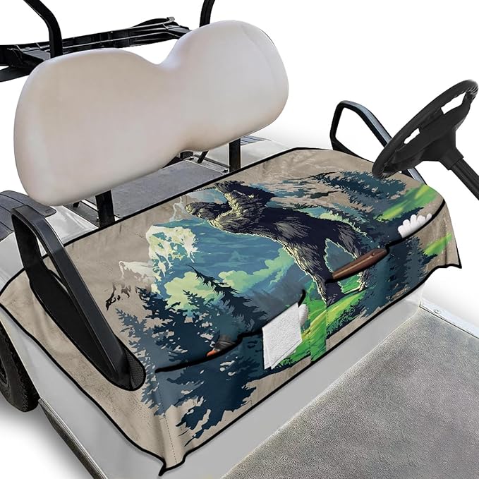 Golf Cart Seat Covers Universal Golf Cart Seat Cover Blanket Cushion Cover Sports Golf Cart Accessories