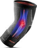 APOYO Elbow Brace for Tendonitis and Tennis Elbow, Compression Sleeve for Arthritis, Workouts, Reduce Joint Pain During Fitness Activity (XX-Large)