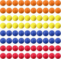 Junkin 80 Pcs Foam Golf Balls Rubber Practice Balls Realistic Feel and Flight Sport Training for Indoor or Outdoor Backyard Golf Training