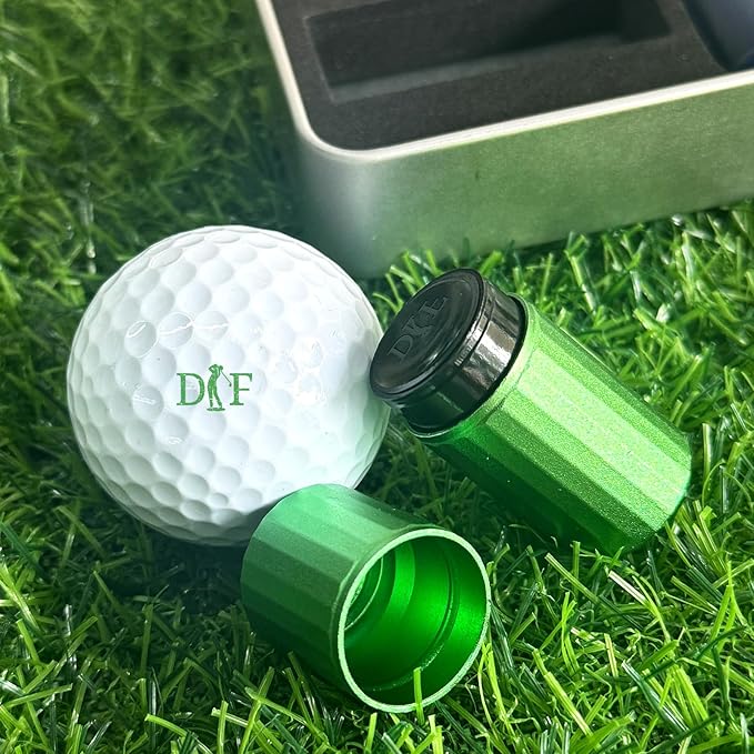 ubjva Golf Ball Stamp Personalized Custom Golf Ball Marker Monogram Golf Accessories for Golfers Dads Husbands
