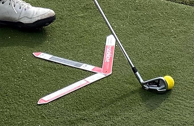 Golf Swing Training Aid - Endorsed by Bradley Hughes, Teaches Correct Swing Plane – Tempo - Alignment – Hit a Perfect Draw -Putting -Practice Indoor/Outdoor -Made in USA.