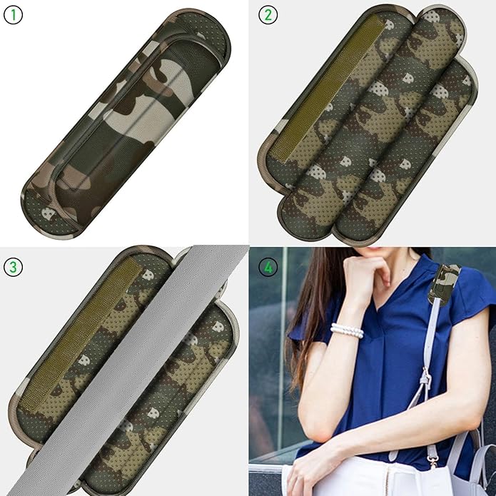 ZINZ Ultra Thick & Breathable Universal Shoulder Pad Cushion for Bag - Long & Comfort