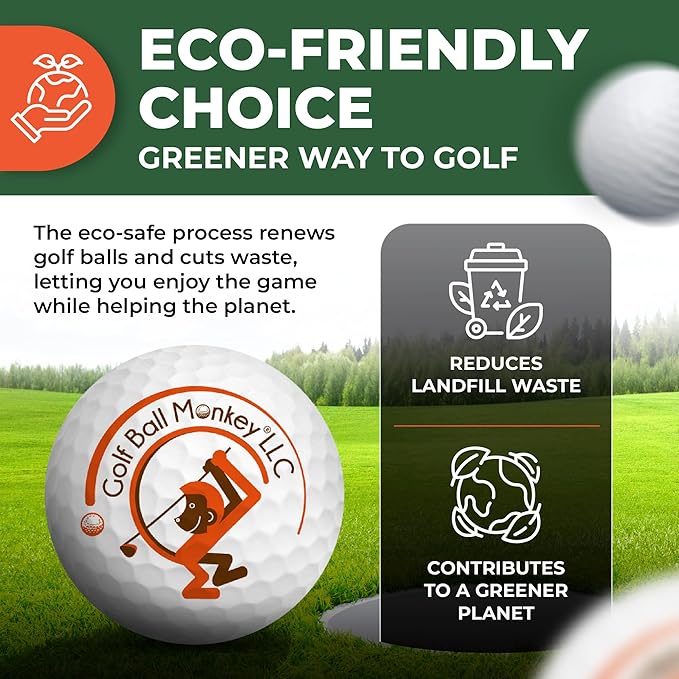 Golf Ball Monkey Cheap Recycled for Callaway Golf Balls Mix for Callaway Supersoft Golfballs, Superfast, Superhot, Warbirds, Diablo, Hex Tour Soft & More