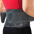 Sparthos Back Brace for Lower Back Pain - SIZE X-LARGE: Fits 52"-59" Waist (Measure at Navel - See Sizing Chart) – Relief from Sciatica, Herniated Disc - Support Belt with Lumbar Pad - Men & Women