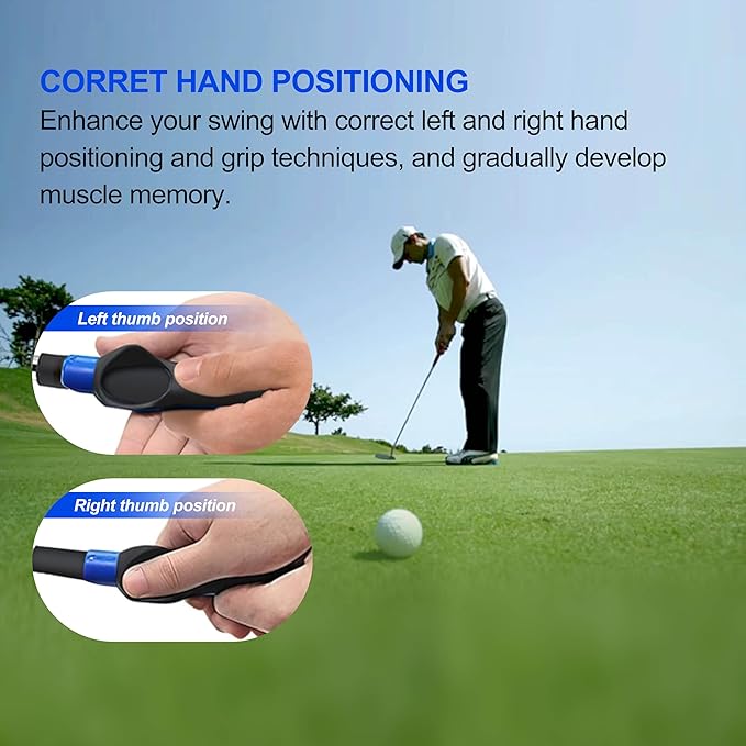 grip trainer golf, golf grip trainer, golf grip trainer right hand for Improving Hand Posture, Helps Train Proper Hand Posture（2P）