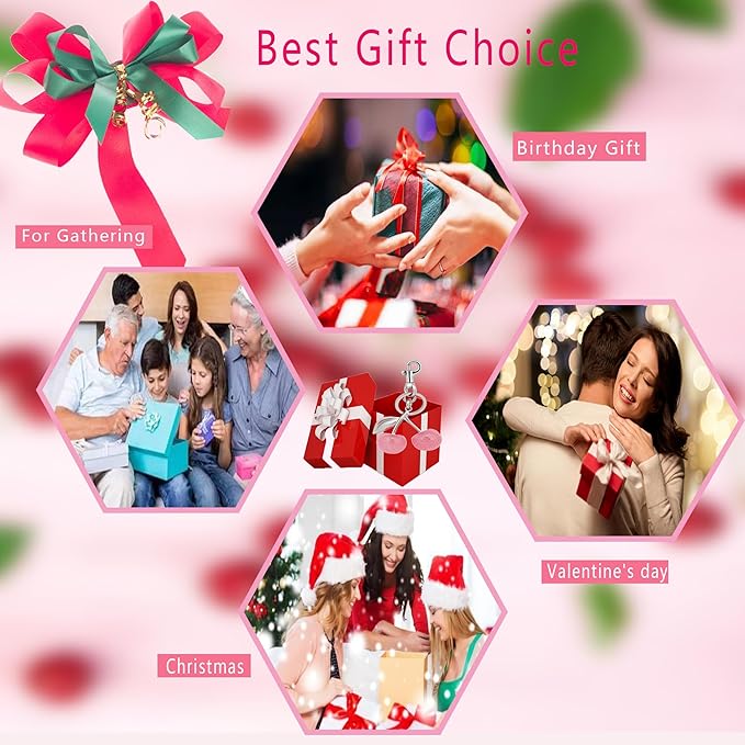 Cherry Bag Charm Purse Handbag Charm Cherry Car Accessories KeyChain Gift for Women Mothers Day Christmas Valentine