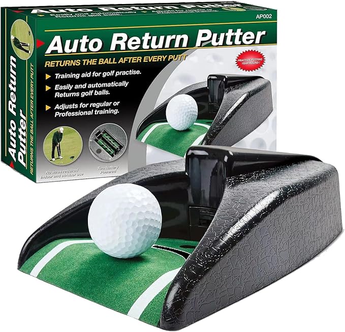 Golf Ball Returner | Foldable Quick Response Adjustable Angle Training Aid - Golf Ball Return Putting Unit | for Enthusiasts Beginners Lovers Men Women Players Indoor Outdoor Yard