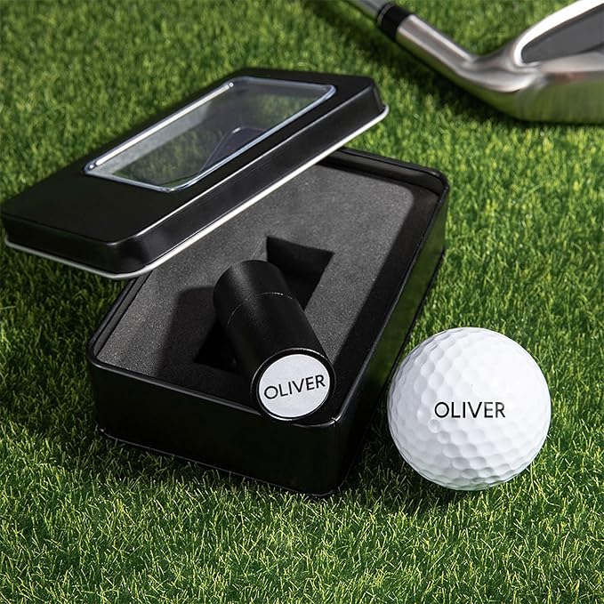 callie Personalized Golf Ball Stamp - Custom Monogram Name, 4 Colors | Ball Stamper Marker, Golf Accessories Gifts