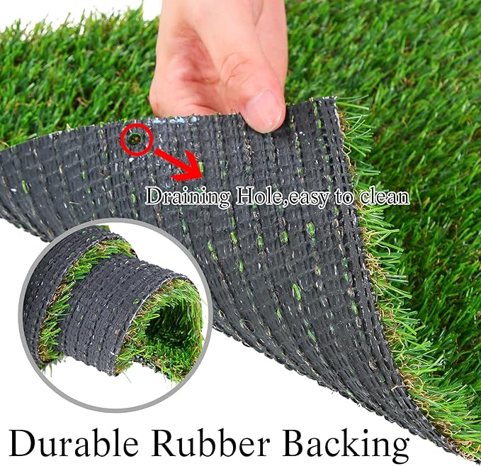 GLOBREEN Artificial Turf Grass Table Runner for Green Christmas Mantle Decor Football Golf Table Centerpiece Party Decorations, Wedding, Birthday, Baby Shower 12" x 108"
