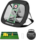 Foldable Chipping Net & Floating Green, Indoor Golf Practice Chipping Target, Backyard Golf Game & Gifts