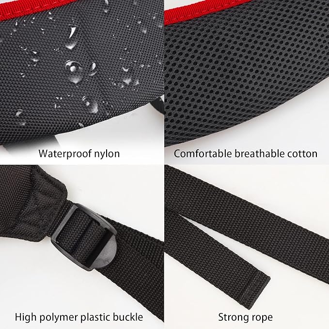 BIG TEETH Golf Bag Strap,Adjustable Padded Bag Strap Replacement,Golf Double Shoulder Bag Straps with 4Pcs Rotate Hooks