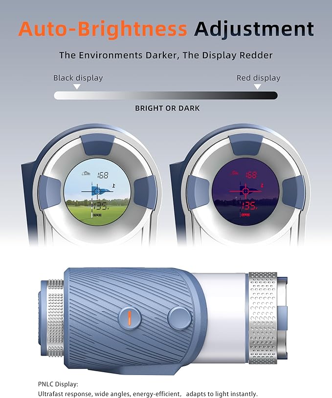 Dormie Golf Rangefinder with Slope,800 Yards Laser Range Finder Golfing,Aluminum Alloy Body,Flag Pole Locking Vibration,Slope Compensation,6X Magnification Rangefinder with Magnet