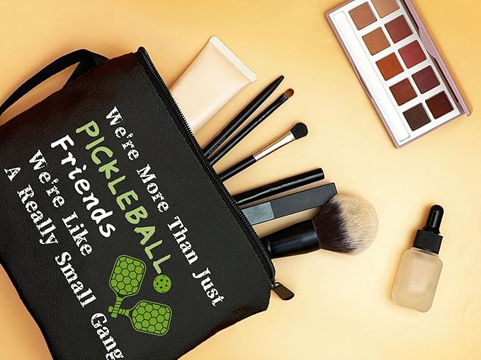 Pickleball Gifts for Women - Small Cosmetic Bag, Birthday Gifts for Her Bff Bestie Best Friend Sister