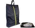 Golf Smell Proof Shoe Bag Lightweight Waterproof Zippered Sport Shoe Carrier Bags Golf Soccer Shoe Storage Organizer for Gym Sports Travel Work Golf Aceesories (Black, US size 14)