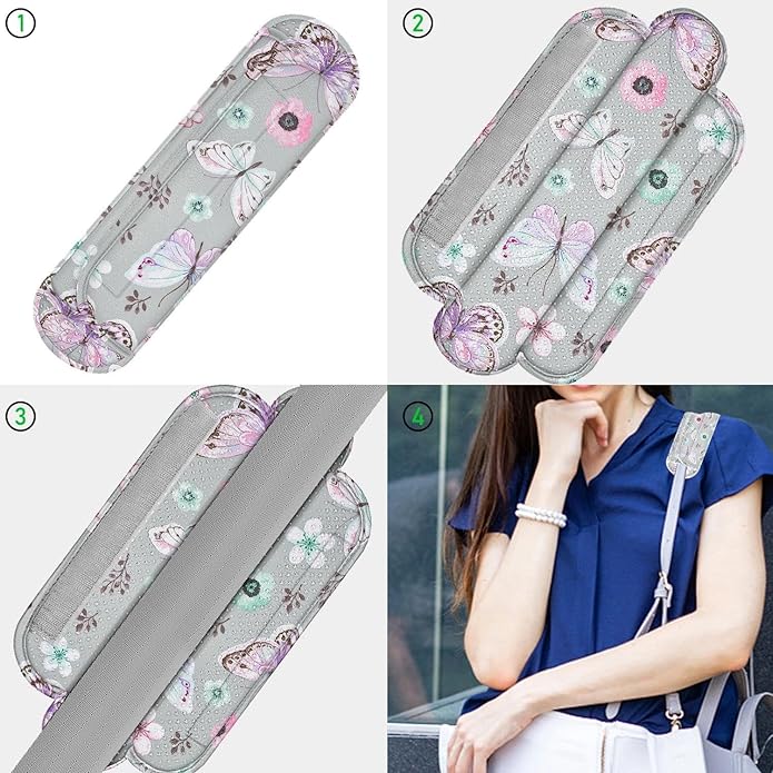 ZINZ Ultra Thick & Breathable Universal Shoulder Pad Cushion for Bag - Long & Comfort