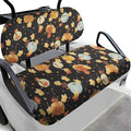 Fashion Print Golf Cart Seat Covers 2 Passenger Golf Cart Backrest Cover Golf Cart Seat Towel Gift for Friends
