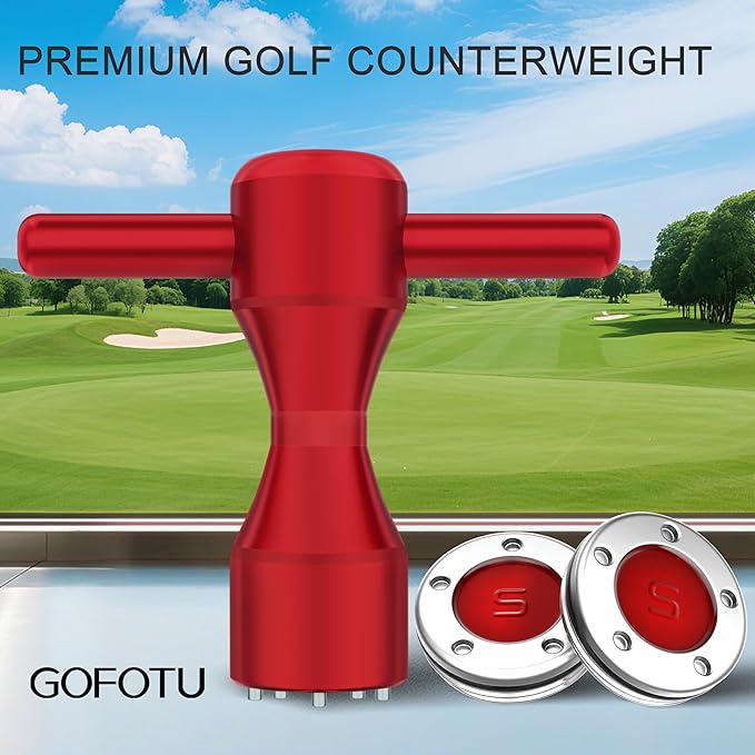 Golf Head weight 2pcs. 5g Golf Custom Weights+Red Wrench Compatible with Titleist Scotty Cameron Putters Newport (5g)