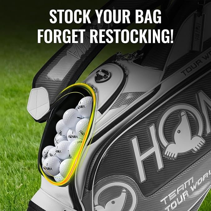 Honma 48-Pack Bulk Golf Balls, Maximum Distance & Low-Spin Straight Flight with Durable Cover, Ideal for Beginners and Everyday Players