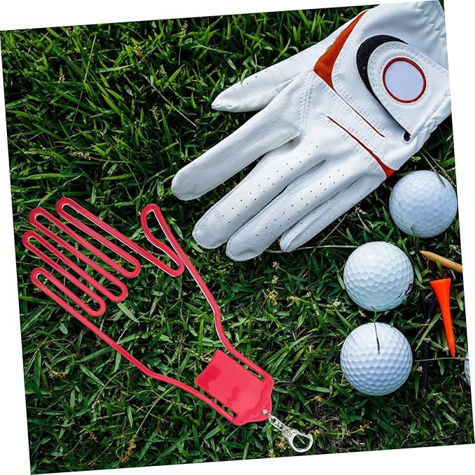2pcs Golf Glove Holder Rack Durable Glove Stretcher Display Stand for Quick Drying Shape Preservation Lightweight Portable Accessory for Golf Lovers