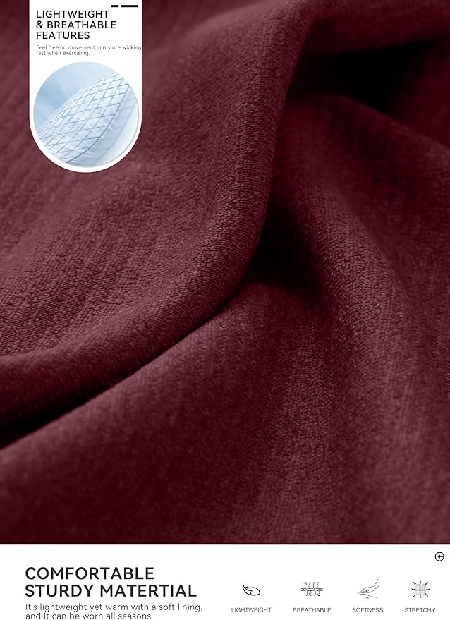 Obla Golf Quarter Zip Pullover for Men Mock Neck Sweatshirt Lightweight Sun Protection Men's Long Sleeve Golf Shirt