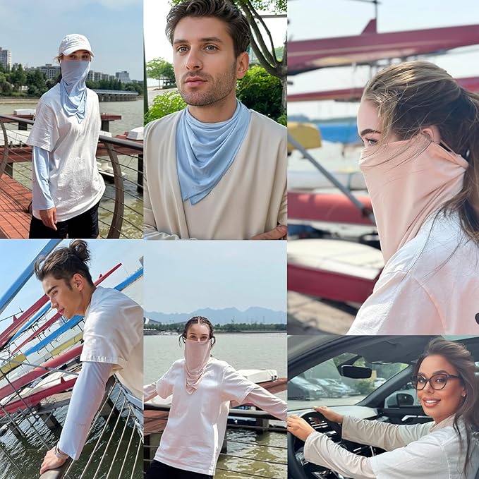 UPF 50+ Sun Protection Arm Sleeves Elastic band Adjustable Cuff Loose Fit Non-Sticky Airflow Friendly Outdoor