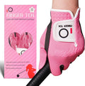 FINGER TEN Womens Golf Glove Right Handed Golfer Left Hand 1 Pack Golf Gloves Rain Grip Hot Wet All Weather Mesh for Women Girls Ladies Small Medium Large