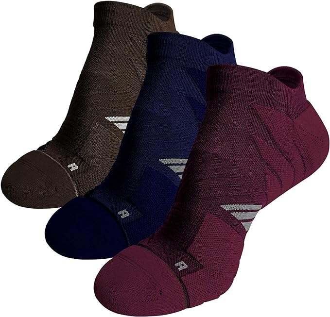 Hylaea No Show Running Athletic Anti-Blister Wicking Coolmax Socks, Seamless Anti-odor