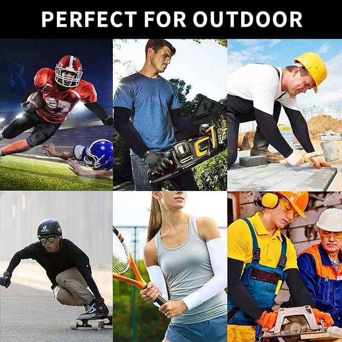 Cute Flag Arm Sleeves Cooling Sun Protection Sports Flag Sleeves for Men Women