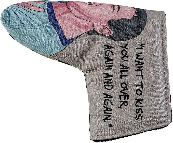 Golf Club Headcover, Funny Driver Head Cover, Mallet Blade Putter Head Cover, Golf Gifts Golf Accessories for Men and Women Golfers