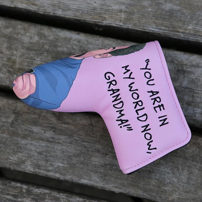 Golf Club Headcover, Funny Driver Head Cover, Mallet Blade Putter Head Cover, Golf Gifts Golf Accessories for Men and Women Golfers