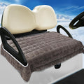 YOKYHOM Golf Cart Seat Covers, Supreme Comfort Golf Cart Seat Towel Blanket, Heavyweight Deep-Pile, Fits EZGO, Yamaha, Club Car and More 2-Seat Carts, 50"x 27.5", Brown