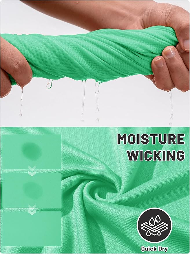 TACVASEN Mens Golf Shirt Dry Fit Mens Polo Shirts Short Sleeve Performance Golf Polos for Men with Collar Work Shirts
